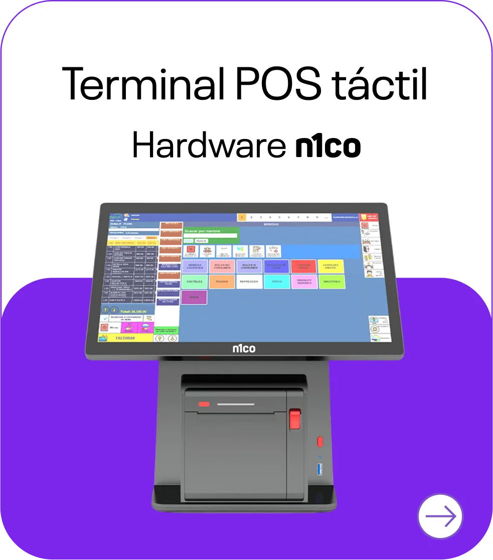 Terminal POS táctil n1co
